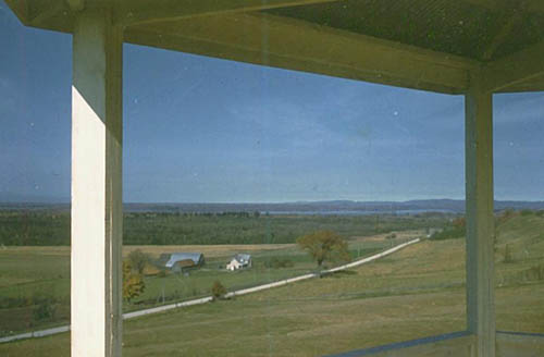 View of distant Laurentians from Westmeath Lookout