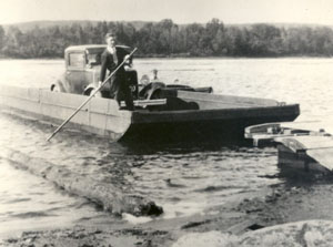 The first Spotswood ferry was launched around 1840